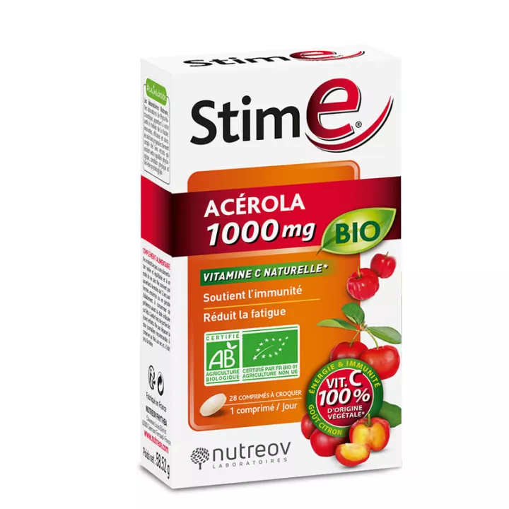 Nutreov Stim E Acerola 1000 Organic 28 tablets