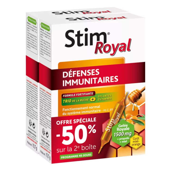 Nutreov Stim Royal Défenses Immunitaires 20 phials