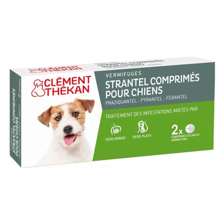 Worming STRANTEL Cane / Cane XL CLEMENT Thékan 2 COMPRESSE