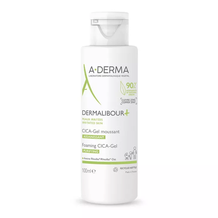 A-DERMA DERMALIBOUR+ Cica Gel moussant Peau fragile