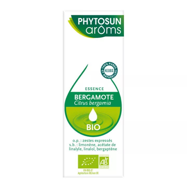 Huile Essentielle de Bergamote Bio Phytosun Aroms