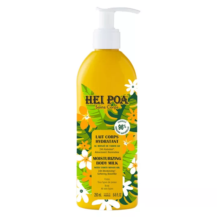 Loção Hidratante Corporal Hei Poa com Monoï 250ml