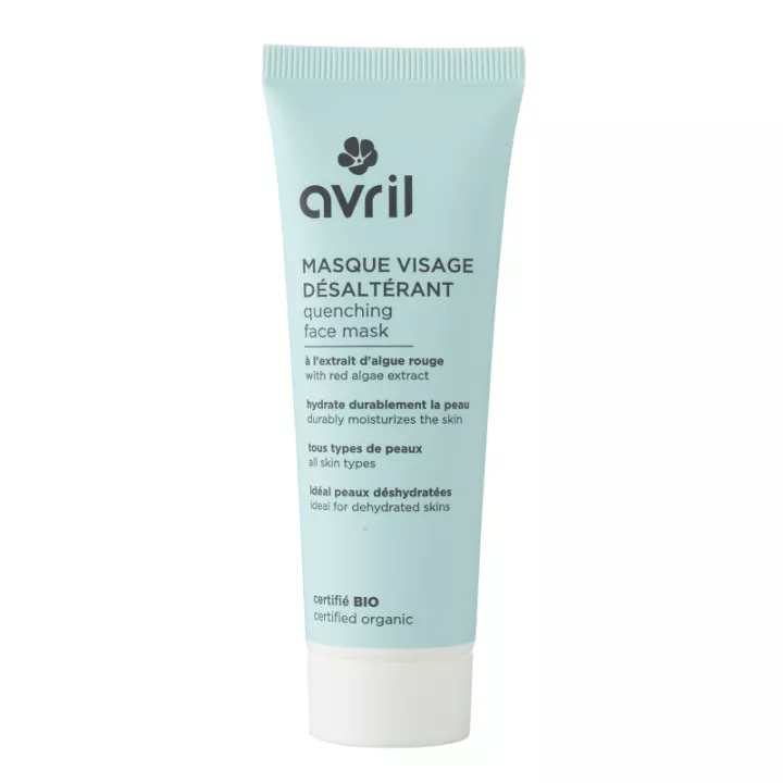 Máscara facial Avril orgânica para matar a sede 50ml