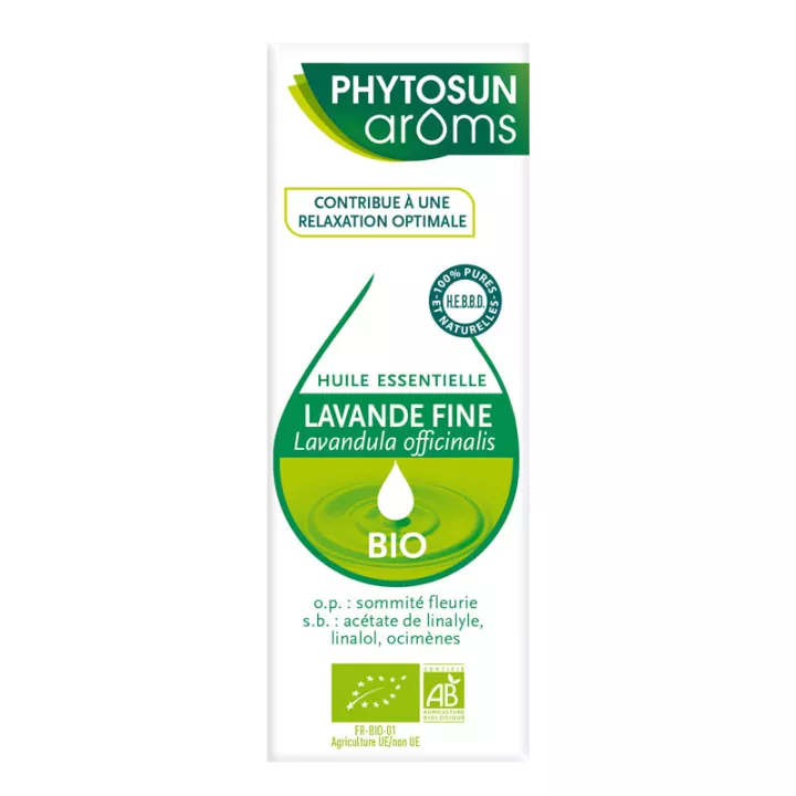 Органическое эфирное масло лаванды Phytosun Aroms
