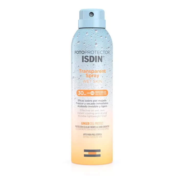 ISDIN Fotoprotector Transparentes Spray Wet Skin SPF30 250ml