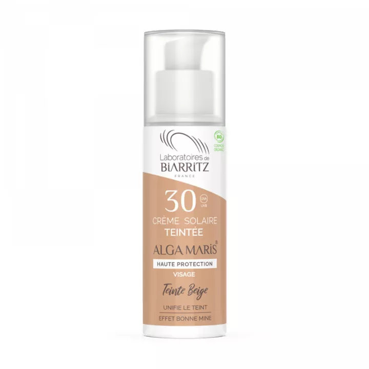 Alga Maris Tinted Sunscreen Spf 30 Bio Biarritz 50ml