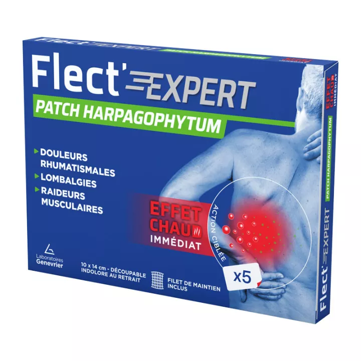 Flect'Expert Patch Harpagophytum Sofortiger Wärmeeffekt x5
