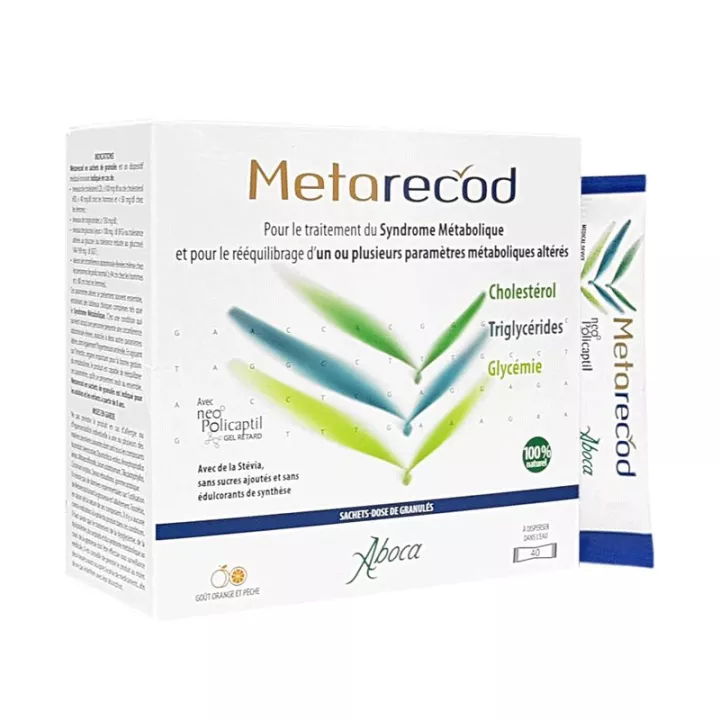 Aboca Metarecod Syndrome Métabolique 40 Sachets