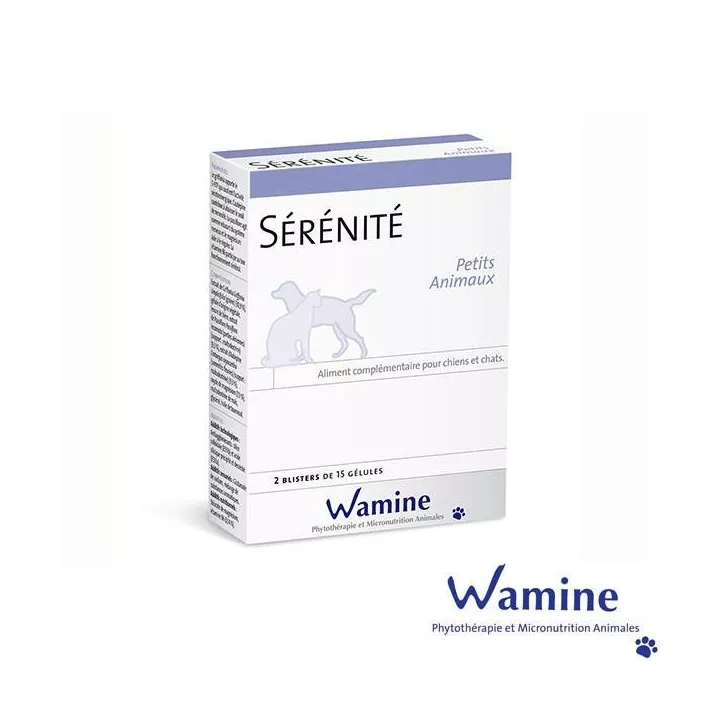 Wamine Serenity 30 tabletas antiestrés para perros y gatos