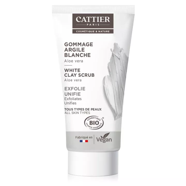 Cattier Mini Esfoliante de Argila Branca Orgânica