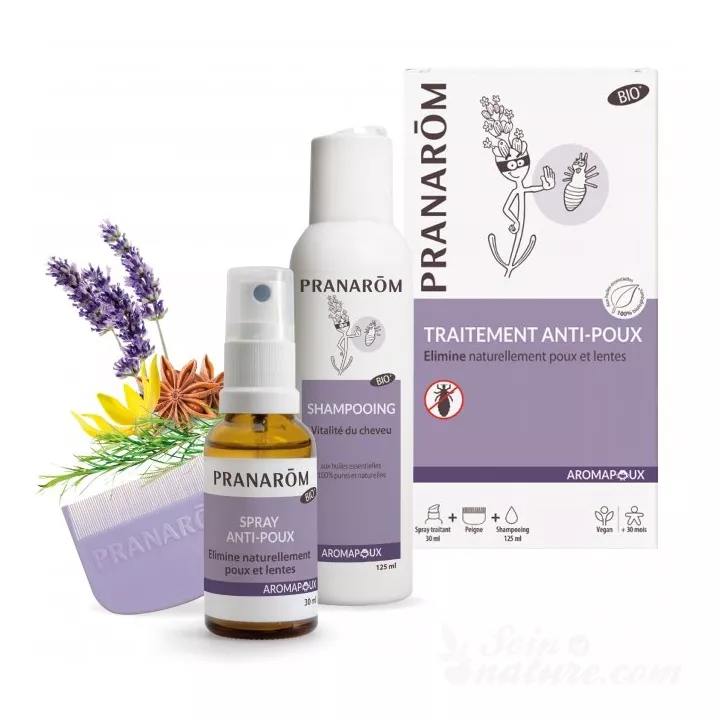 Pranarom Aromapoux 2 in 1 Trattamento antipidocchi biologico