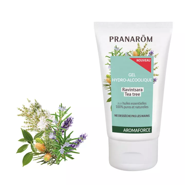 Aromaforce Gel idroalcolico + Ravintsara / tea tree Pranarom