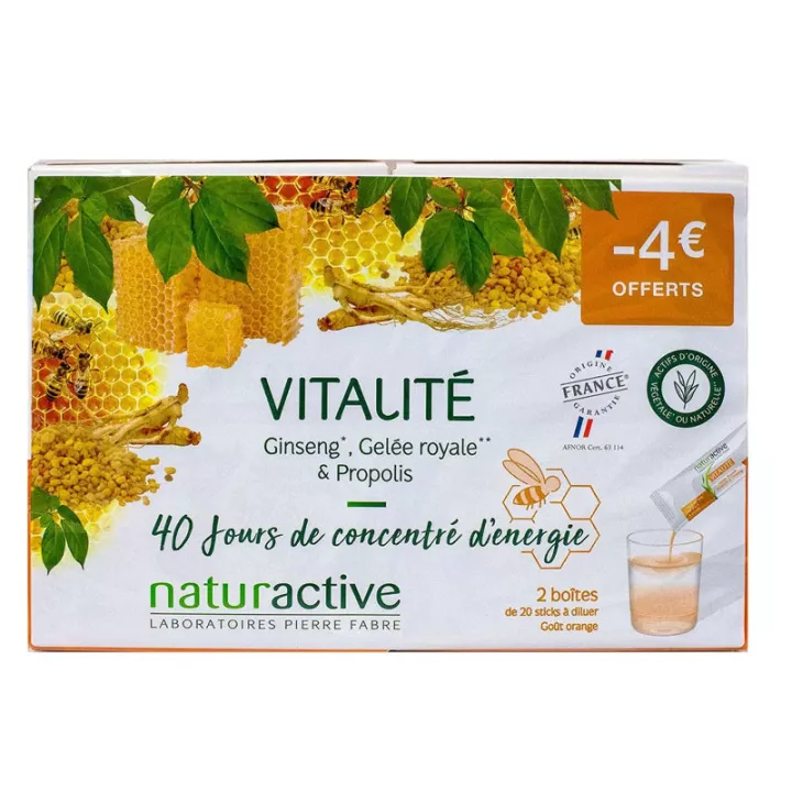 NATURACTIVE Vitalité 20 sticks van 10 ml