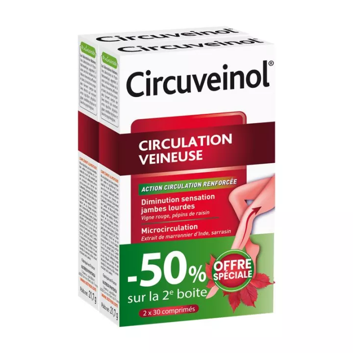 Nutreov Circuveinol Venous Circulation 2x30 Tabletten