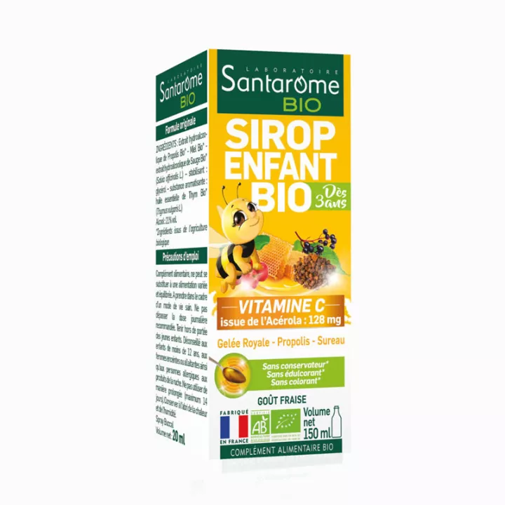 Santarome Bio Syrup Child 150ml Bottle