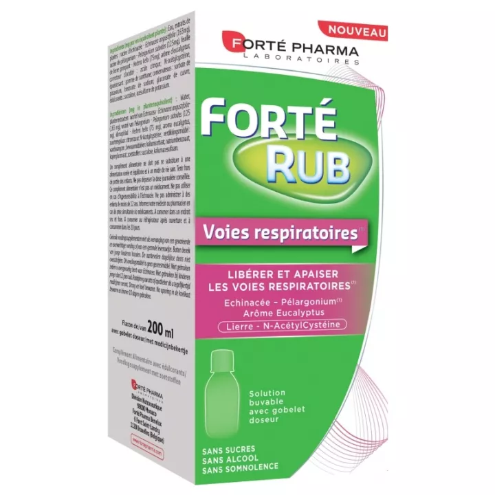 Xarope Forté Pharma Forterub Bronchi 200ml