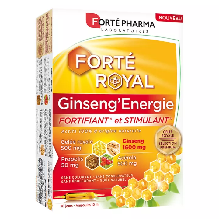 Forté Pharma Ginseng'energie 20 frascos