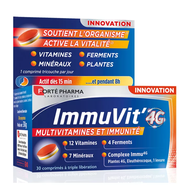 Forté Pharma Immuvit'4G 30 Comprimés