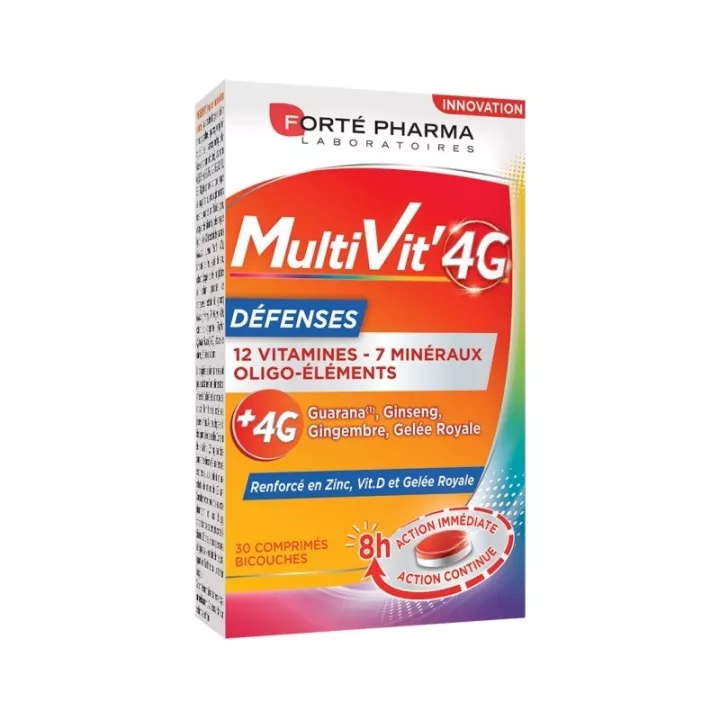 Forté Pharma Multivit' 4g Defenses Tablets