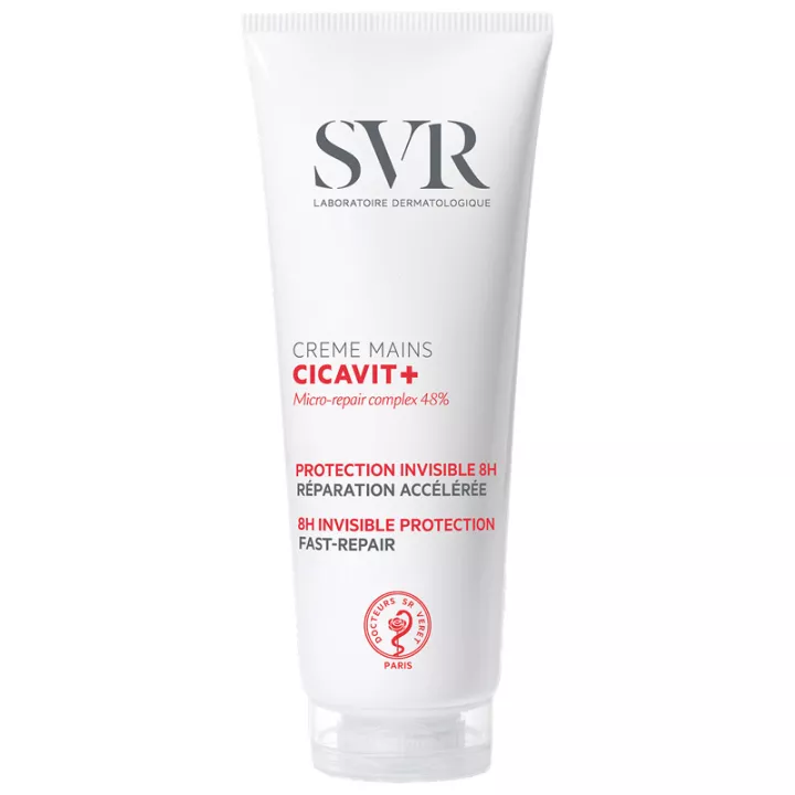 SVR Cicavit+ Crema de Manos Protección Invisible 8h 75ml