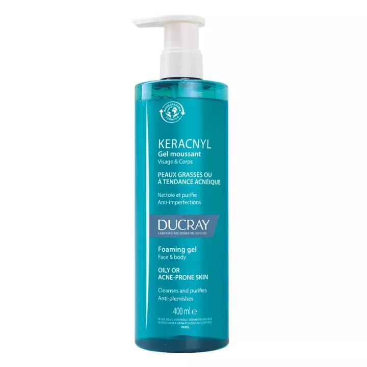 Keracnyl Ducray Gel Espumoso Rostro y Cuerpo