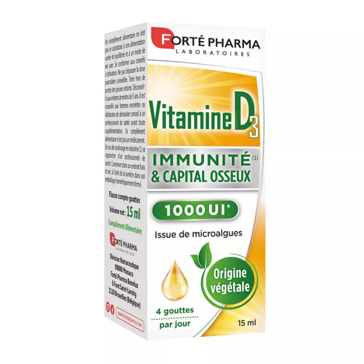 Forté Pharma Vitamin D 15ml bottle