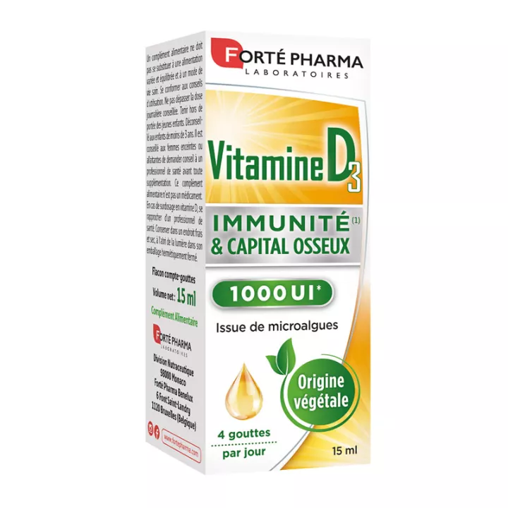 Forté Pharma Vitamina D Frasco 15 ml