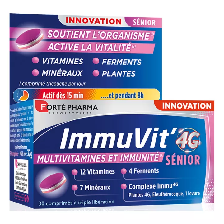 Forté Pharma Immuvit '4g Senior 30 Tabletten