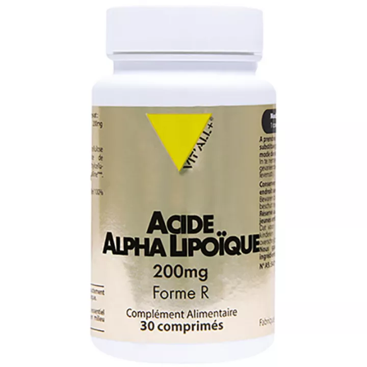 Vitall+ Acide Alpha Lipoïque 200mg 30 comprimés
