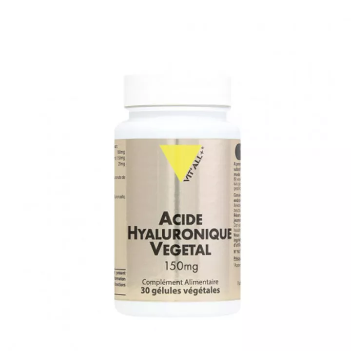 Vitall + ácido hialurônico 150mg vegetal 30 cápsulas vegetais