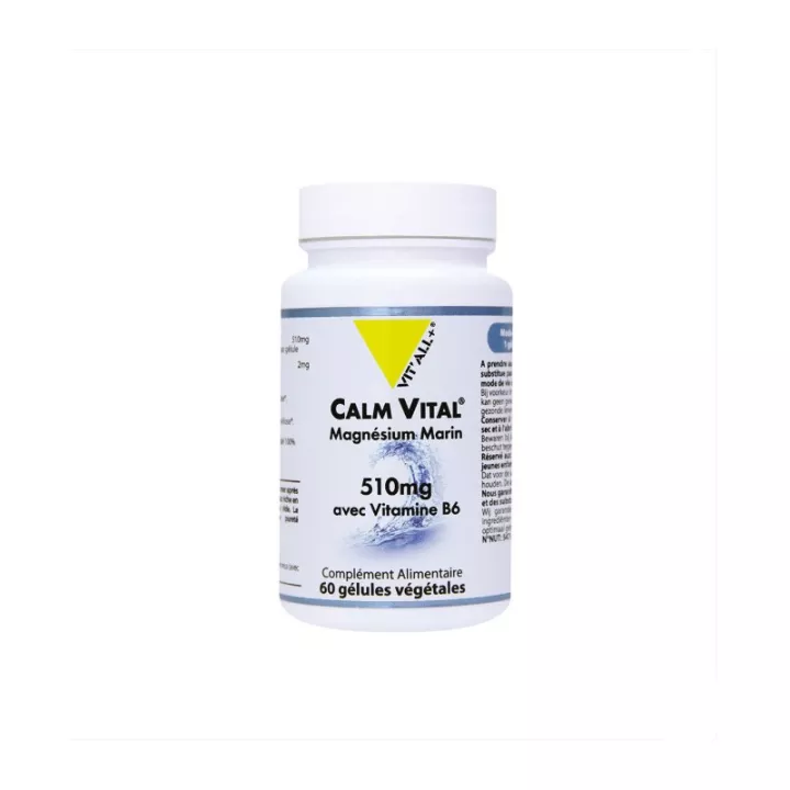 Vitall+ Calm Vital 510mg 60 gélules végétales