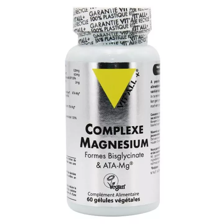 Vitall + Magnesium Complex Bisglicinato e AtaMg Forms 60 capsule vegetali