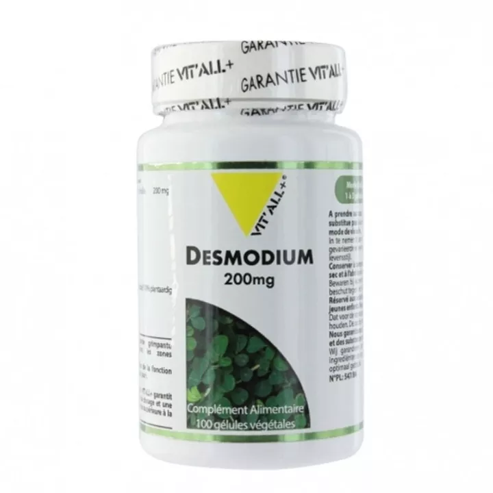 Vitall + Desmodium 200 mg gestandaardiseerd extract 100 plantaardige capsules