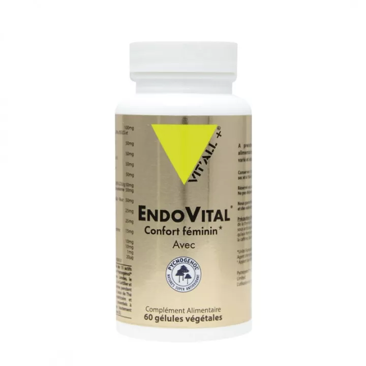 Vitall+ Endovital Confort Féminin avec Pycnogénol 60 gélules végétales