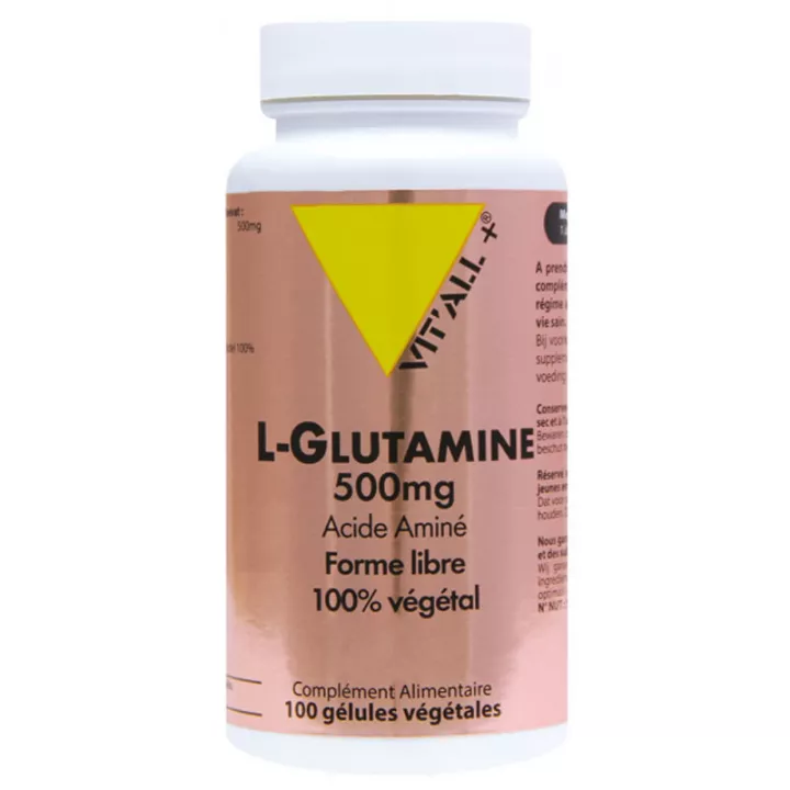 Vitall+ L Glutamin 500 mg vegetarische Kapseln