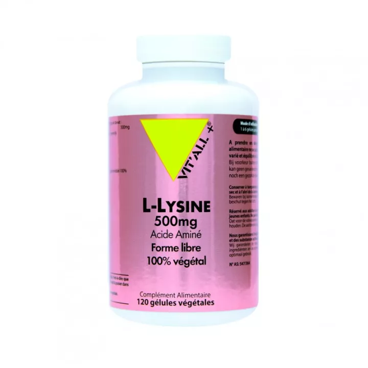 Vitall + LLisina 500mg 120 capsule vegetali