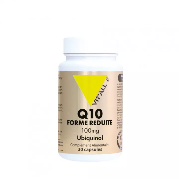 Vitall+ Q10 Reduit Ubiquinol™ 100mg 30 capsules