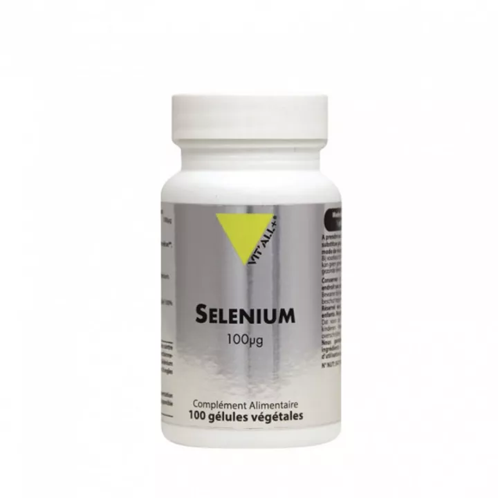 Vitall + Selenium SelenoMethionine 100mcg 100 pflanzliche Kapseln