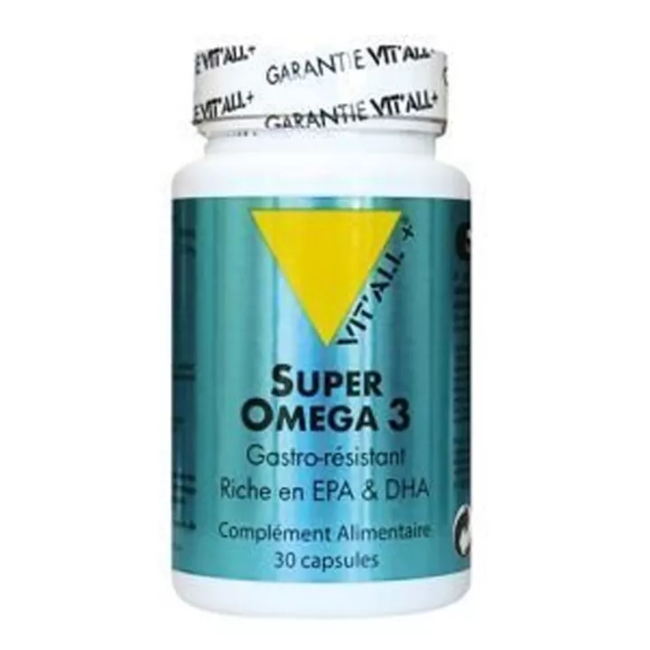 Vitall + Super Omega 3 1000 mg cápsulas