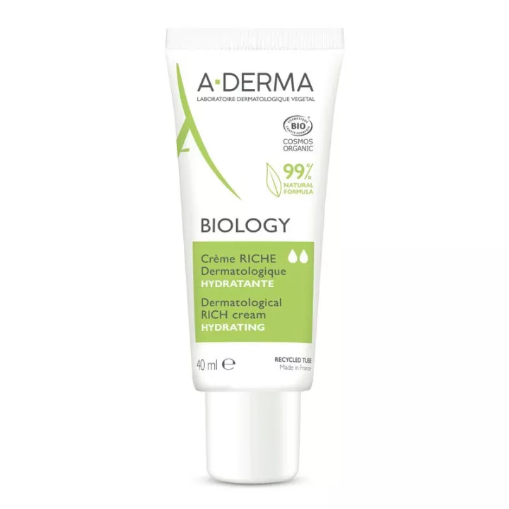 A-Derma Biology Crema Idratante Ricca Biologica 40ml