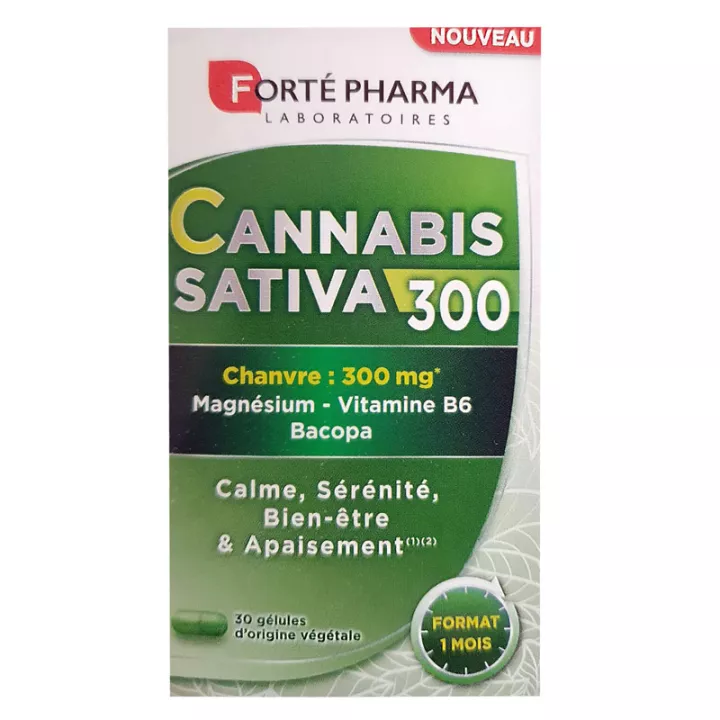 Forté Pharma Cannabis Sativa 300 30 cápsulas