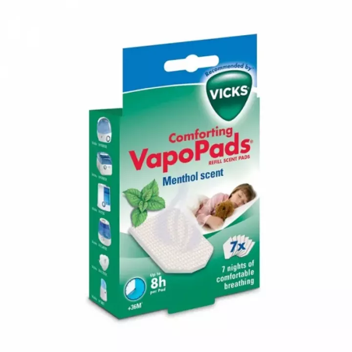 Comprimidos de mentol VICKS VH7 Vapopads
