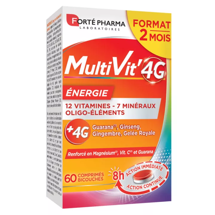 Forté Pharma Multivit '4g Energy Tablets