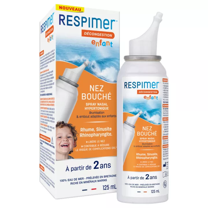 Respimer spray para nariz bloqueado para descongestionamento infantil 125ml