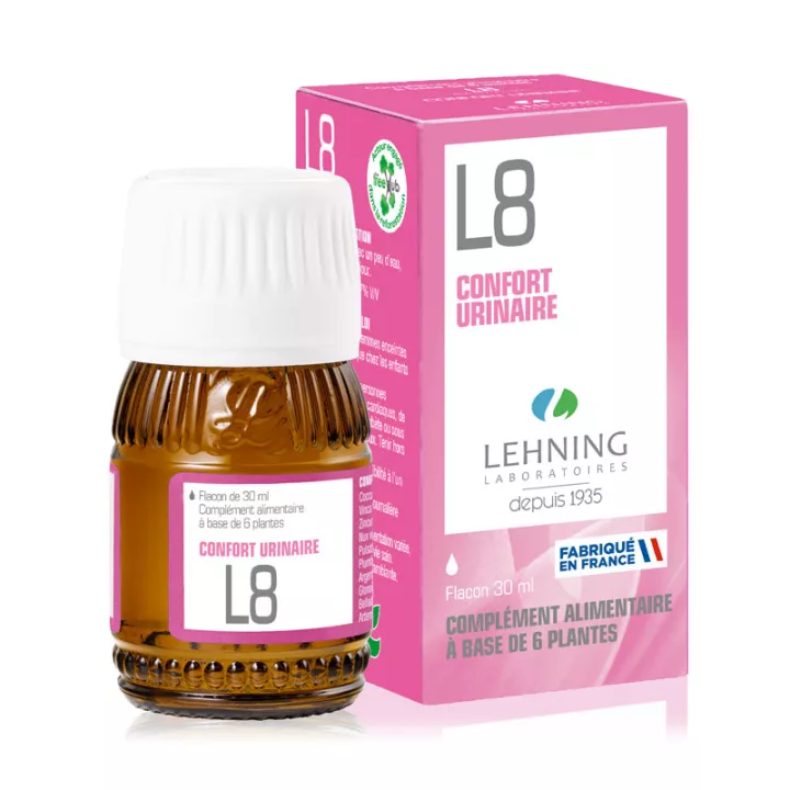 Complexo de conforto urinário L8 LEHNING gotas 30ml