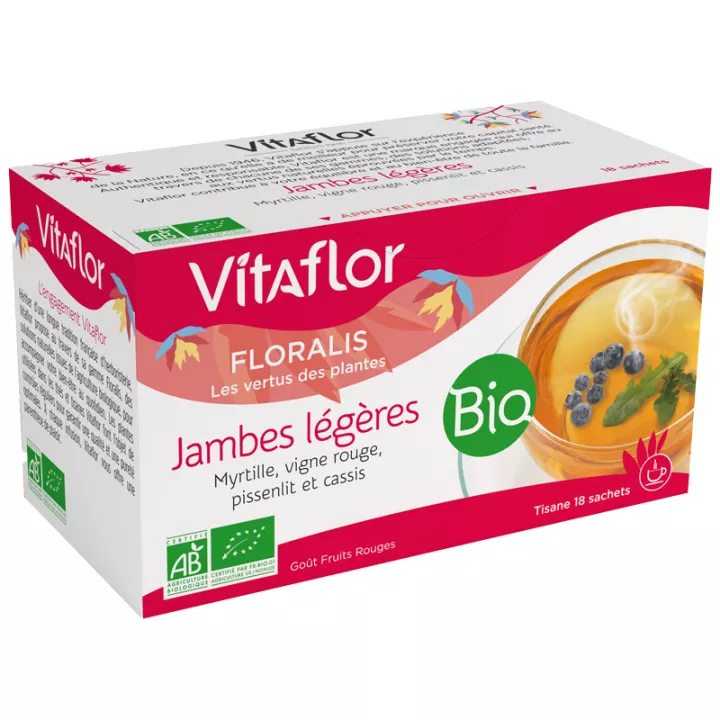 Vitaflor Floralis Bio Tisana Gambe Leggere 18 bustine