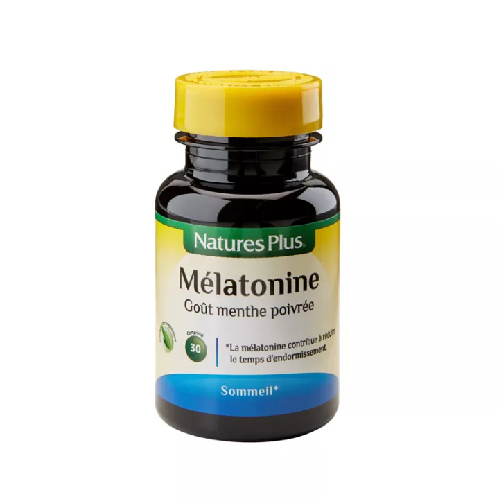 Natures Plus Mélatonine et B6 30 pastilles sublenguale