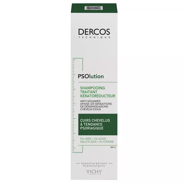 DERCOS Shampooing Traitant Kératoréducteur PSOlution 200ml