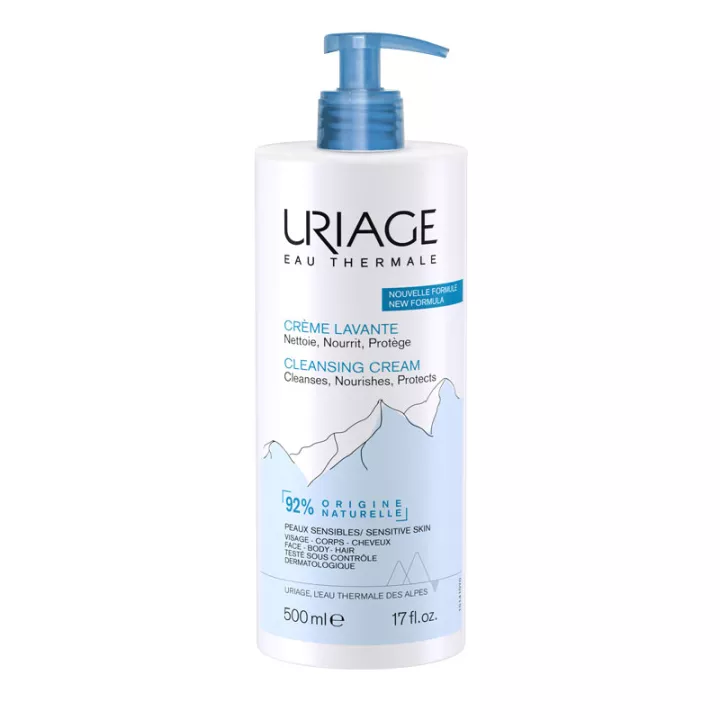 Creme de limpeza Uriage para rosto e corpo