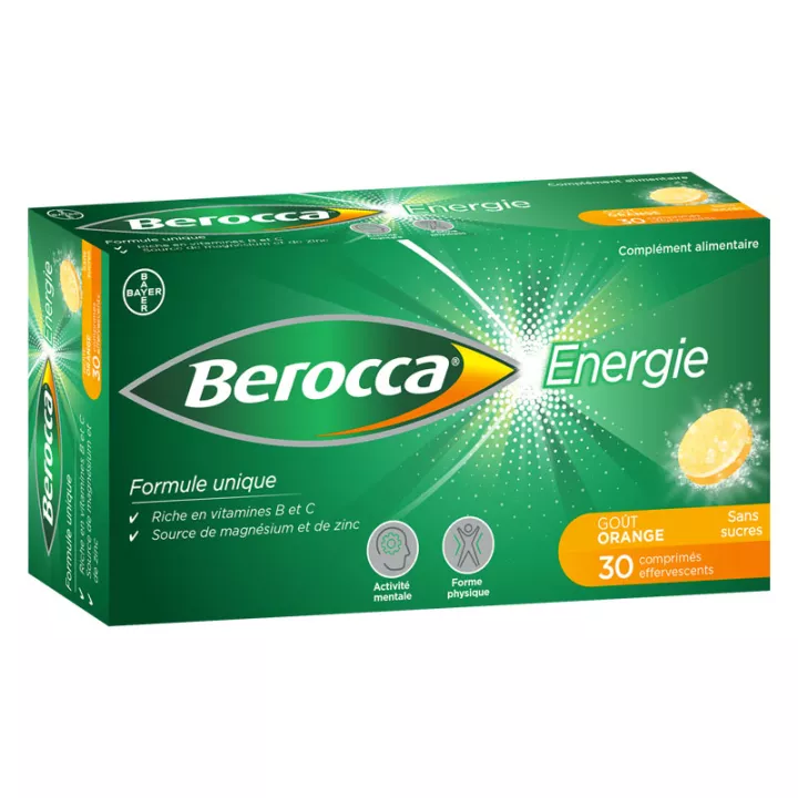 Berocca Energie Orange шипучие таблетки без сахара